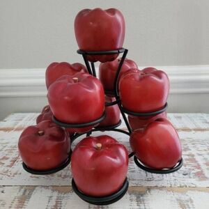 Vintage Wrought Iron Apple Tree Display